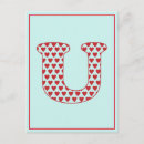 Recherche de initiale verticales cartes postales Romantique