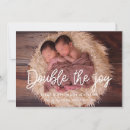 Recherche de double joie invitations Bébés jumeaux