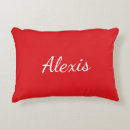 Recherche de rouge coussins Fille