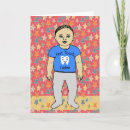 Recherche de première dent vœux cartes Mignon