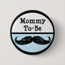 Recherche de moustache bleue badges Future maman