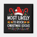 Recherche de chaussette magnets Xmas