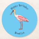 Recherche de oiseau rose dessous de verres Pour enfants