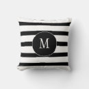 Recherche de rayures blanches noires coussins Tendance
