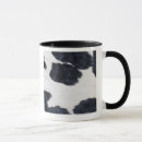 Recherche de motif de peau de vache tasses Blanc