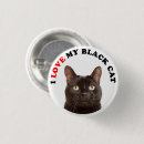 Recherche de chat noir badges Félin
