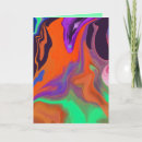 Recherche de liquide vœux cartes Psychédélique