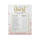 Recherche de baby shower rose blocsnotes Floral