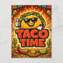 Recherche de gourmande cartes postales Taco