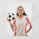 Recherche de ballon de football cartes postales Vertical