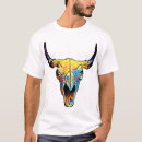 Recherche de crâne taureau tshirts Coloré