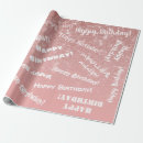 Recherche de anniversaire girly papier cadeau Glam