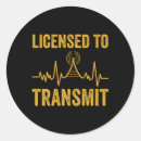 Recherche de radio amateur autocollants Opérateur de radio ham