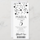 Recherche de de concert invitations Noir et blanc