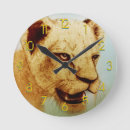 Recherche de lion coloré horloges Animal