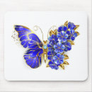 Recherche de fée papillon tapis souris Bleu
