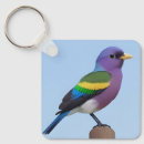 Recherche de oiseau abstrait porteclés Violet
