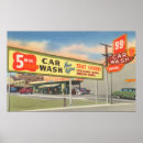 Recherche de lavage voiture posters Vintage