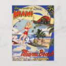 Recherche de miami beach floride cartes postales Tropical