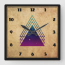 Recherche de triangles horloges Symbole