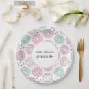 Recherche de donut assiettes Motif de donut