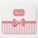 Recherche de pois rose blanc tapis souris Nom