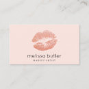 Recherche de lèvres roses cartes visite Pour elle