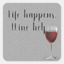 Recherche de verres de vin autocollants Rouge