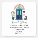 Recherche de porte rouge autocollants Changement d'adresse