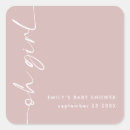 Recherche de modern girl baby shower autocollants Pour tous