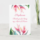 Recherche de paradis tropical vœux cartes Aquarelle