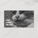 Recherche de chats drôles cartes visite Pour animaux