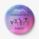 Recherche de gymnastique assiettes en papier Gymnaste