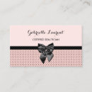 Recherche de pois rose cartes visite Girly