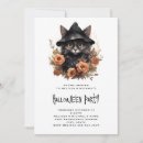 Recherche de sorcier invitations Chat noir