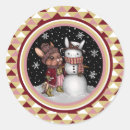 Recherche de lapin de neige autocollants Enfants