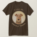 Recherche de border terrier tshirts Airedale