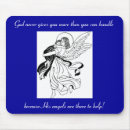 Recherche de ange tapis souris Un dieu
