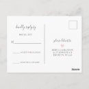 Recherche de coeur moderne cartes postales Script de calligraphie