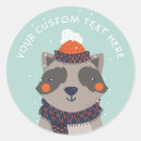 Recherche de racoon autocollants Animaux