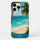 Recherche de paysage tropical iphone coques Mer