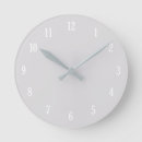 Recherche de gris clair horloges Simple