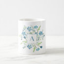 Recherche de fleurs stylisées tasses Aquarelle