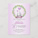 Recherche de purple elephant baby shower invitations Rose