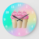 Recherche de crème glacée horloges Glace