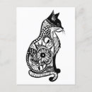 Recherche de petit chat noir cartes postales Mignon