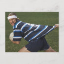 Recherche de joueur de rugby cartes postales Extérieur