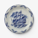 Recherche de delft blue paper assiettes Bleu