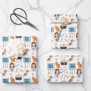 Recherche de vétérinaire papier cadeau Motif