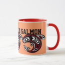 Recherche de saumon rouge tasses Blanc